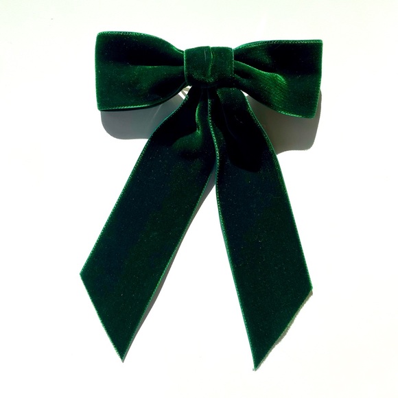 Jennifer Behr, Wide Velvet Bow Barrette! - Picture 7 of 11